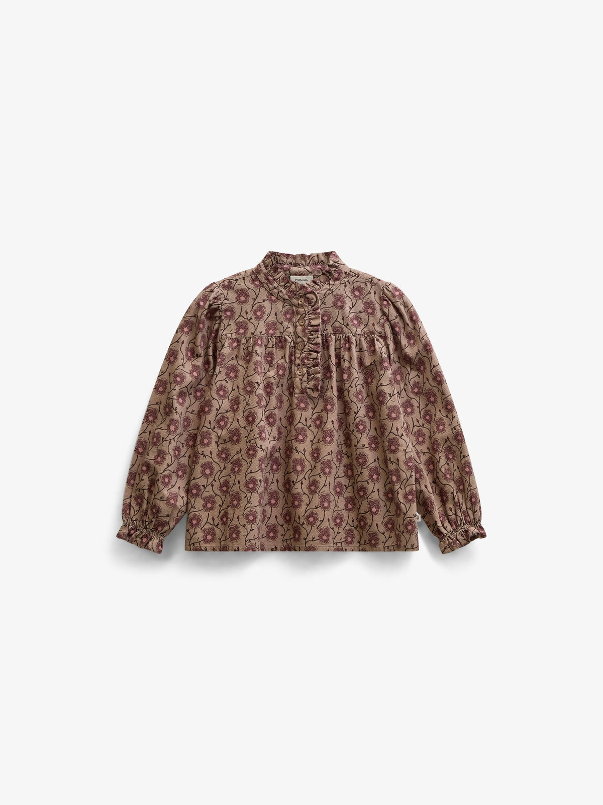 Floral Cotton Blouse - Tween - Rose/Bordeaux | 101434 Nova