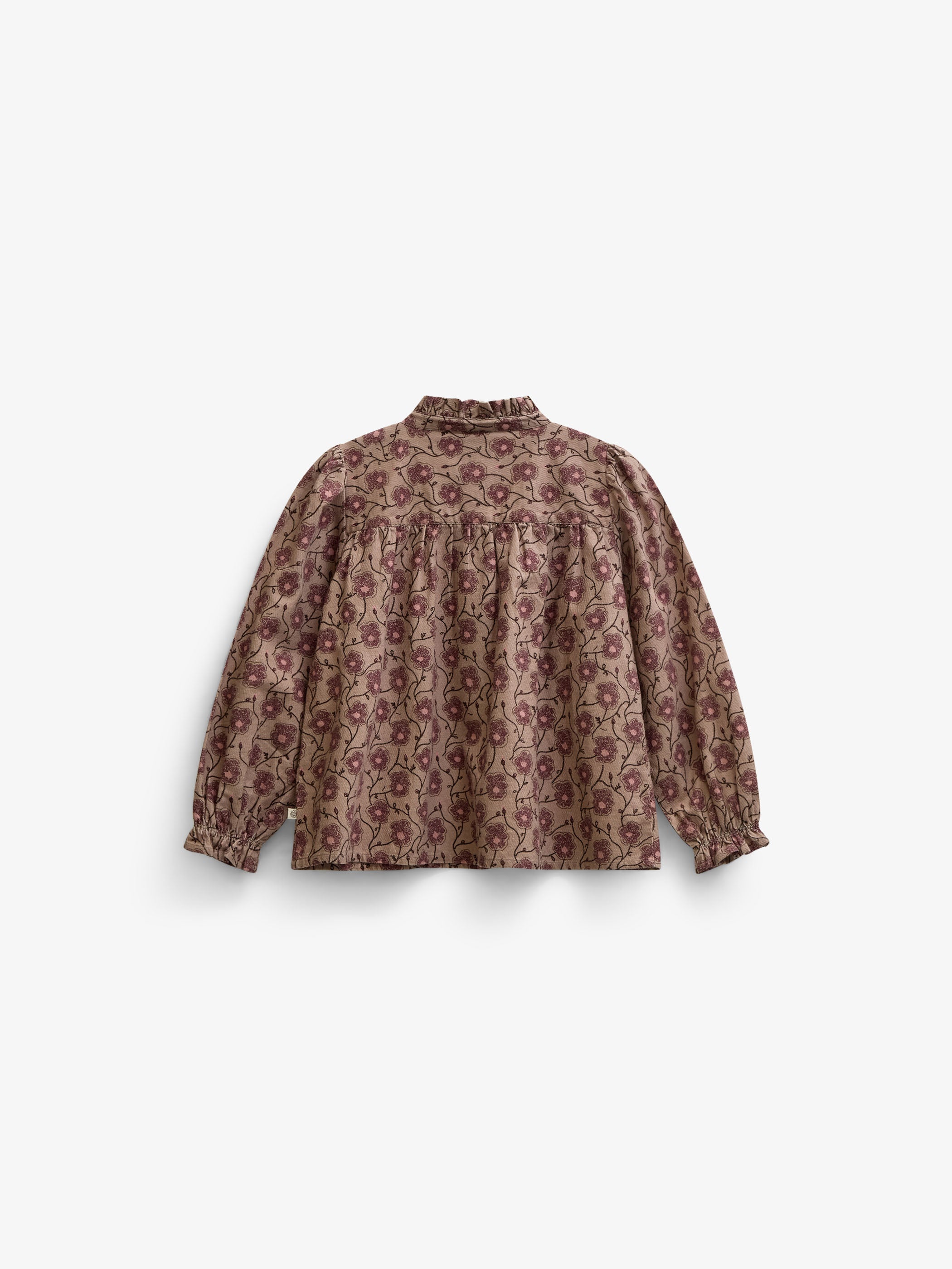 Floral Cotton Blouse - Tween - Rose/Bordeaux | 101434 Nova