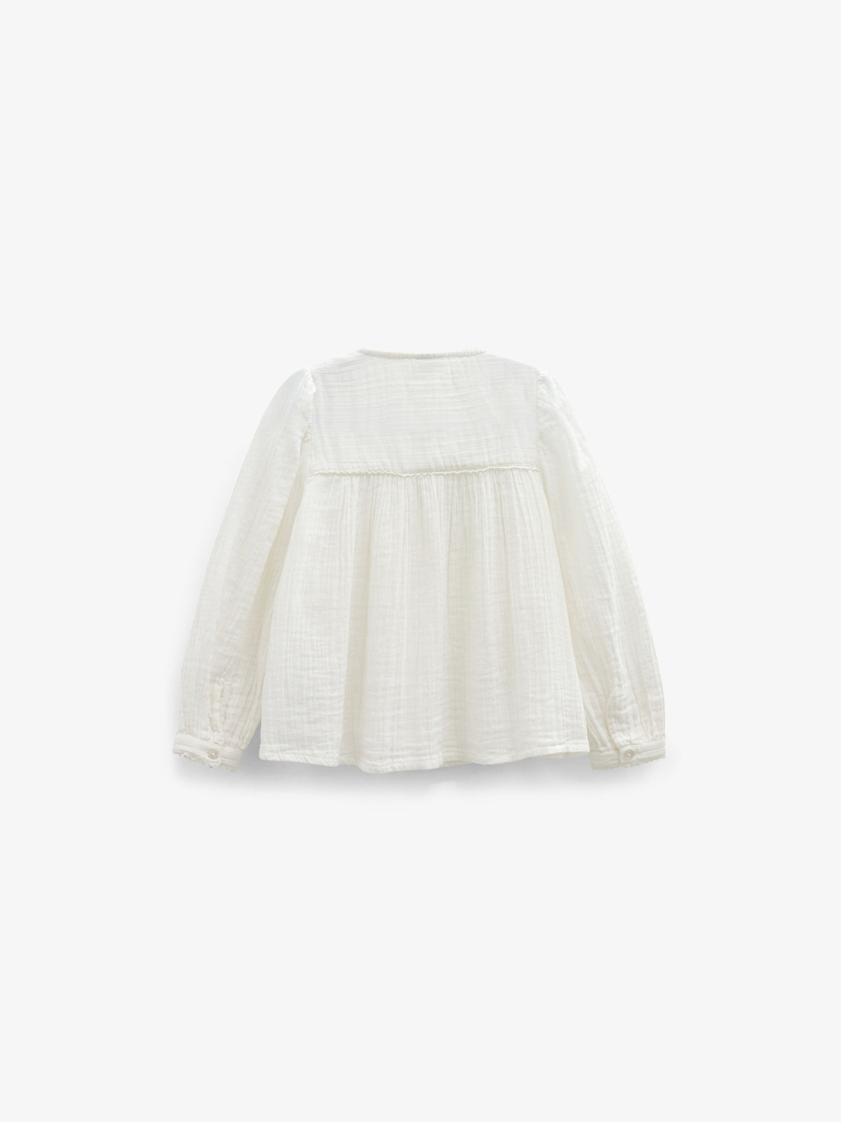 Double Gauze Cotton Blouse - Tween - Offwhite | 101462 Celina