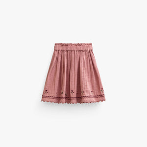 Ric Rac Corduroy Skirt - Tween - Dusty Rose | 101480 Sille