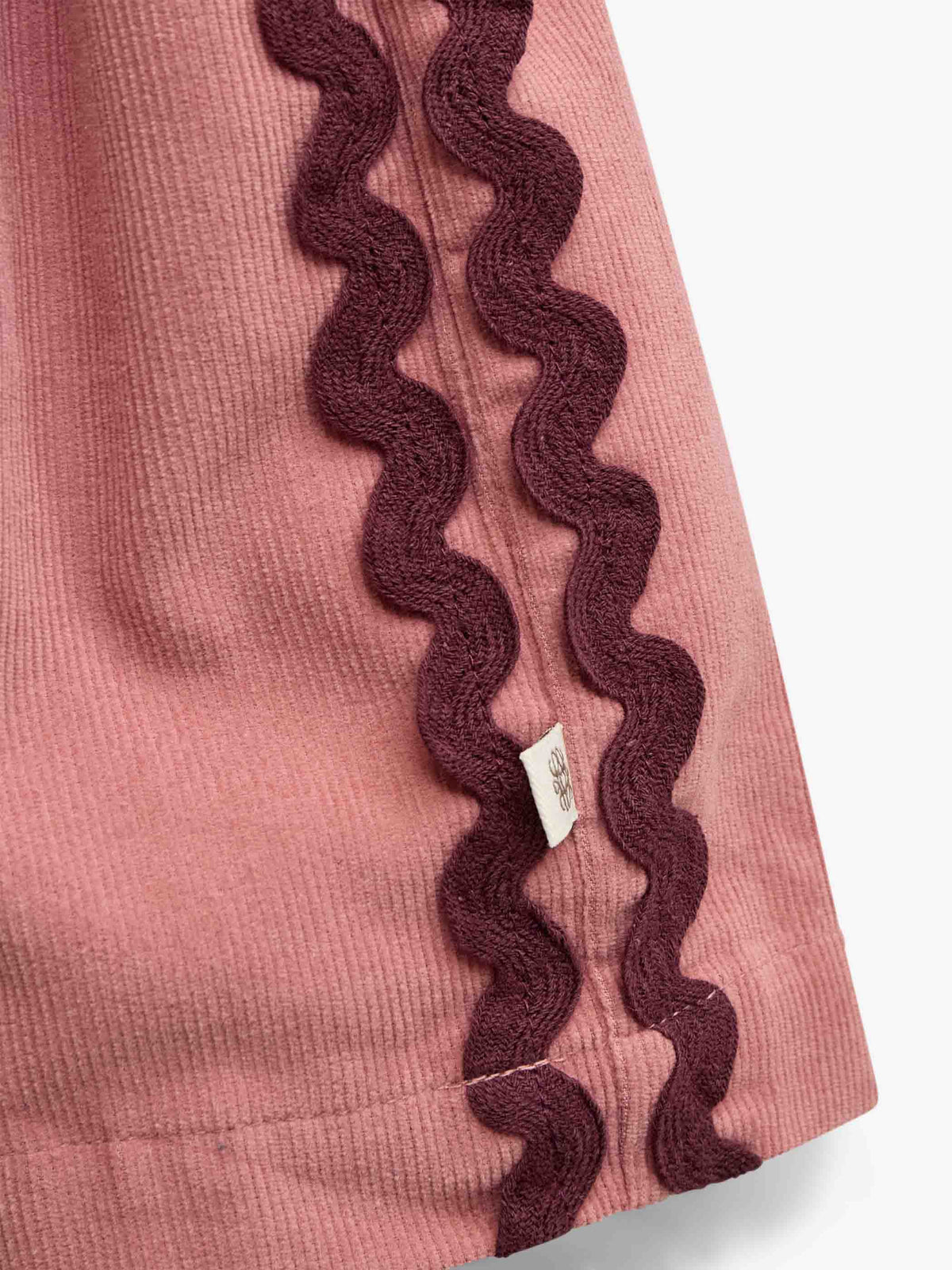 Ric Rac Corduroy Skirt - Tween - Dusty Rose | 101480 Sille