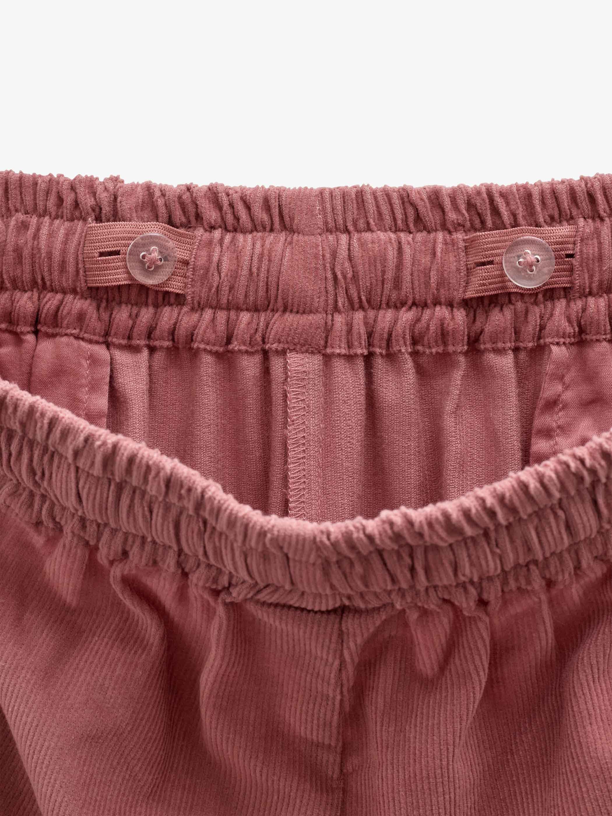 Ric Rac Corduroy Trousers - Tween - Dusty Rose | 101484 Sille