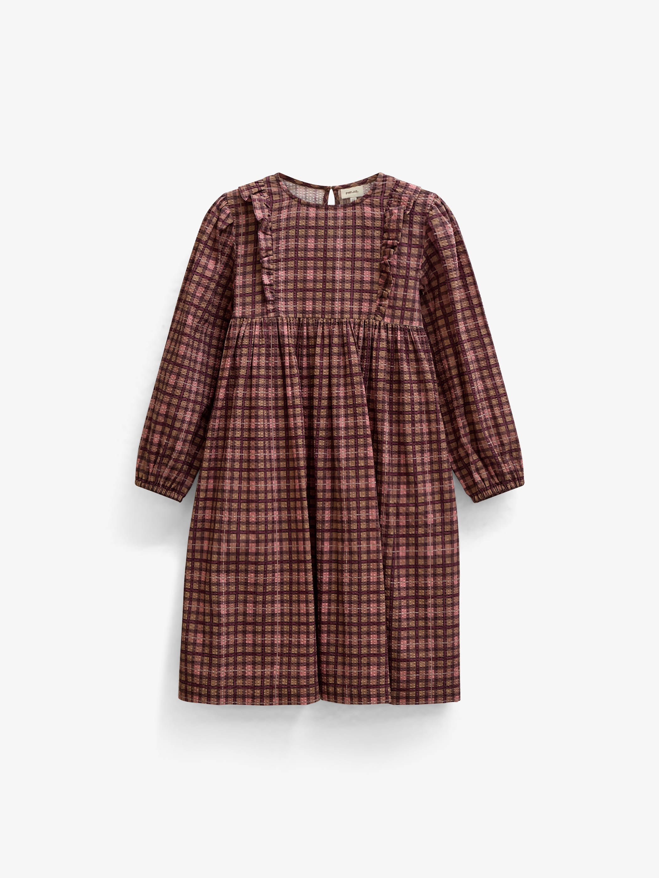 Checked Cotton Dress - Tween - Rose | 101486 Penny