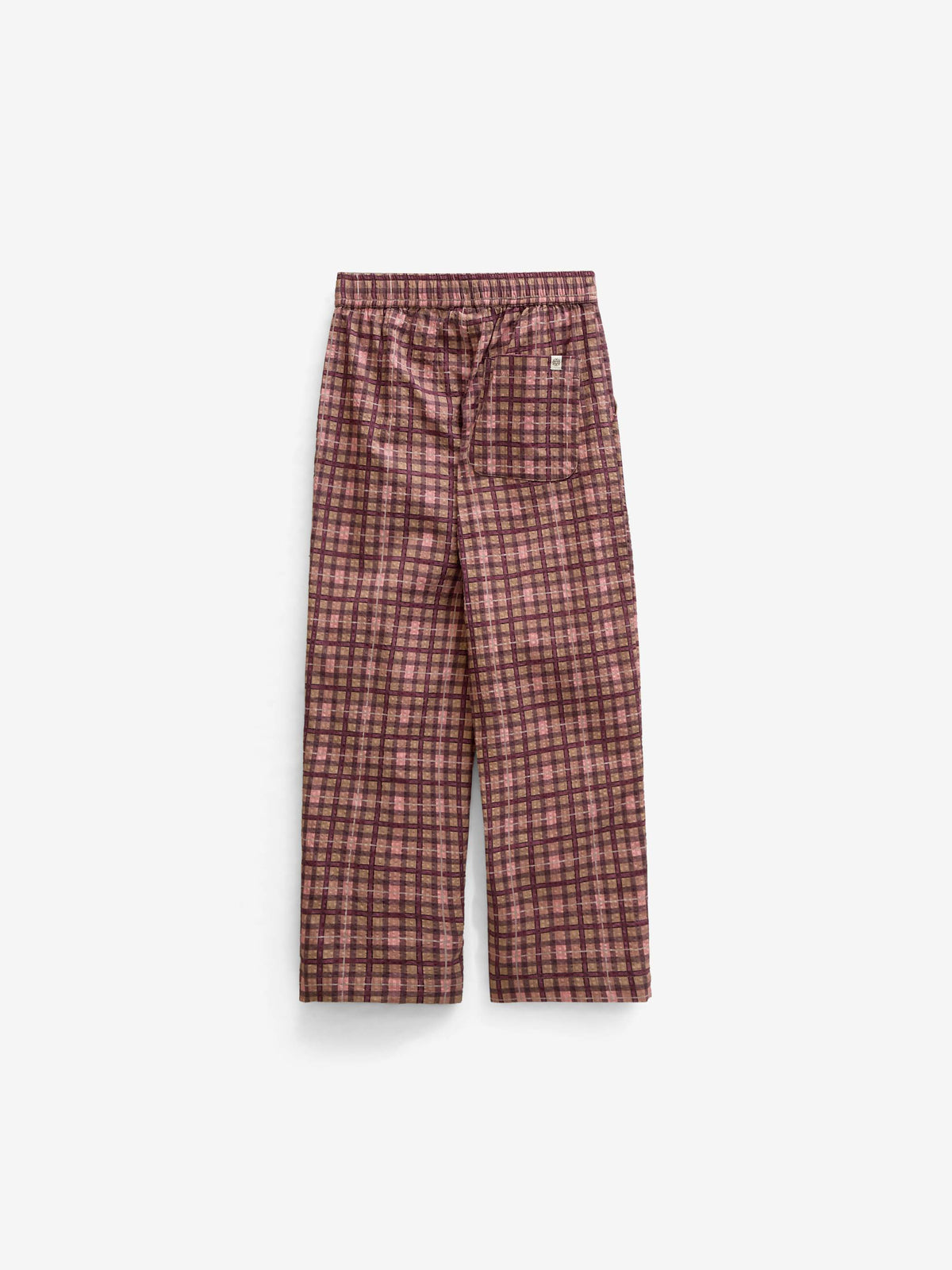 Checked Cotton Trousers - Kids - Rose | 101489 Penny