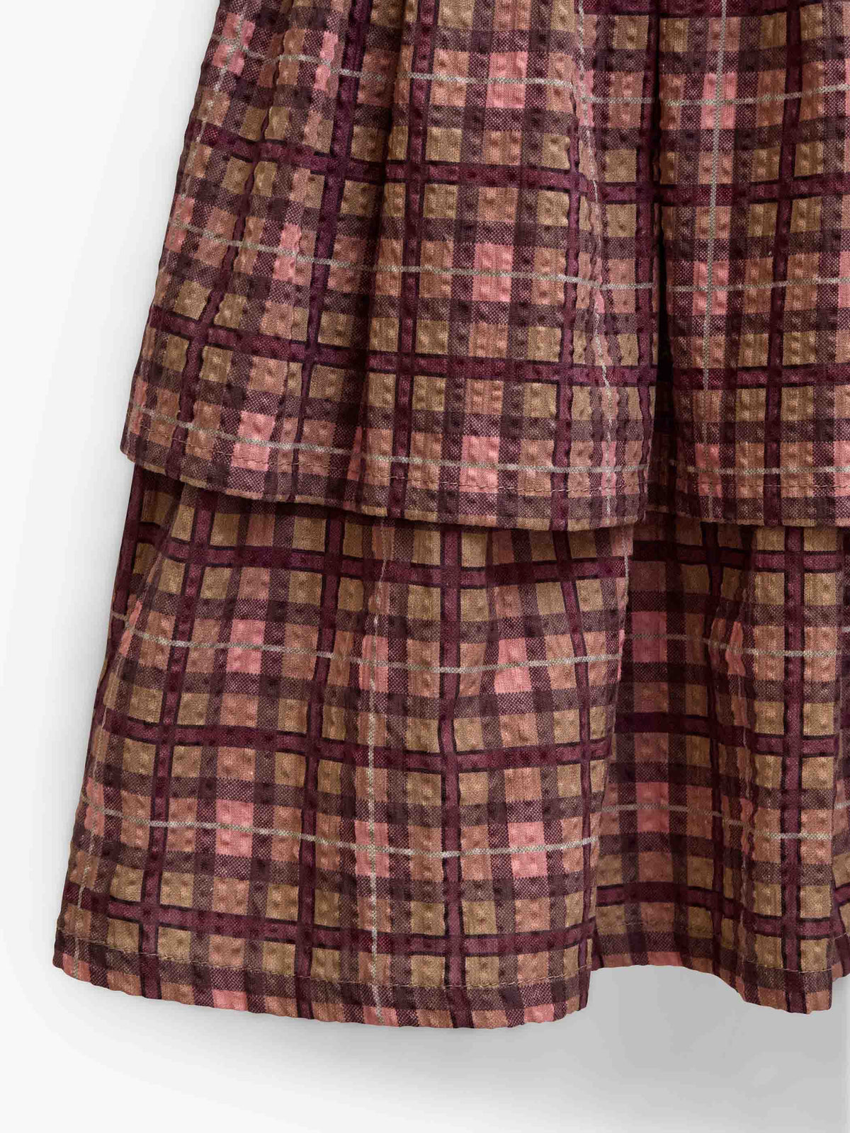 Checked Cotton Skirt - Tween - Rose | 101498 Penny