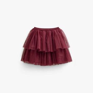 Tulle Skirt - Kids - Bordeaux | 101503 Bianca
