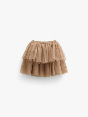 Tulle Skirt - Kids - Light Brown | 101505 Bianca