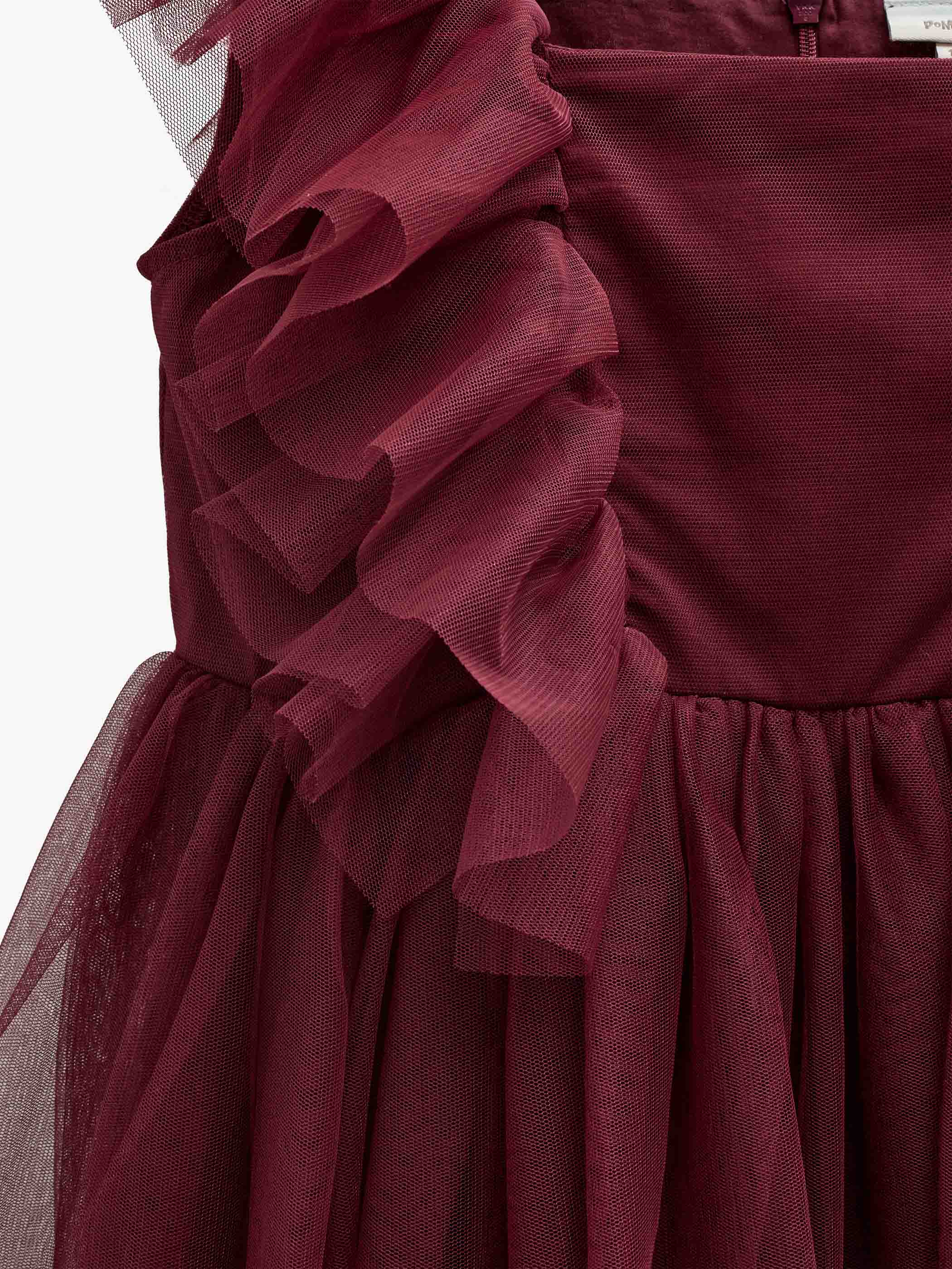Tulle Dress - Tween - Bordeaux | 101508 Bianca