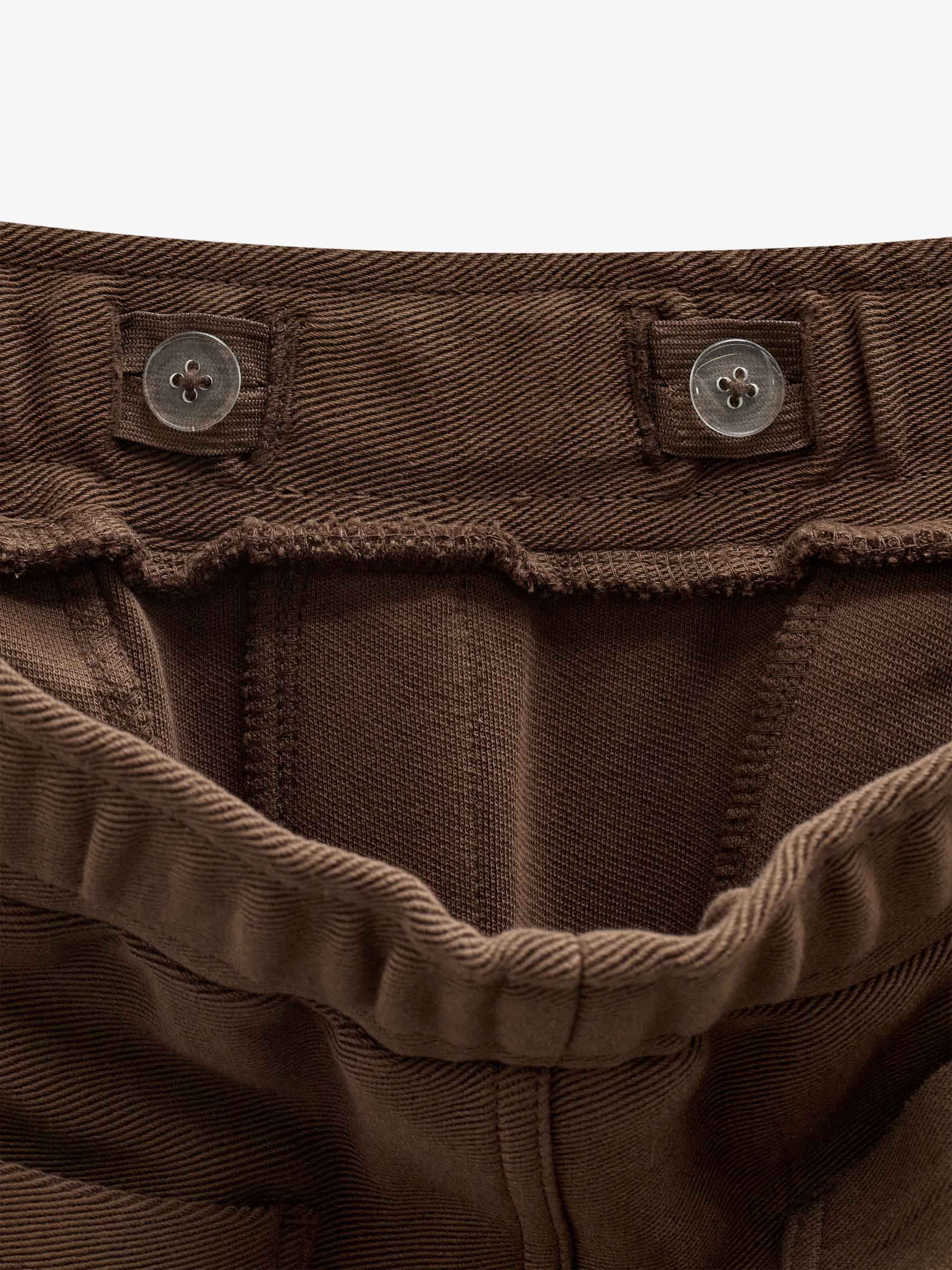 Textured Sweat Cargo Joggers - Tween - Brown | 101512 Wilder