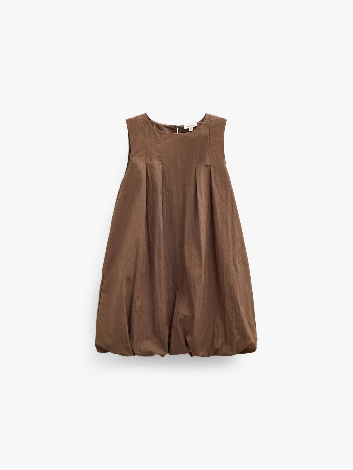 Bubble Hem Dress - Kids - Brown | 101513 Celeste