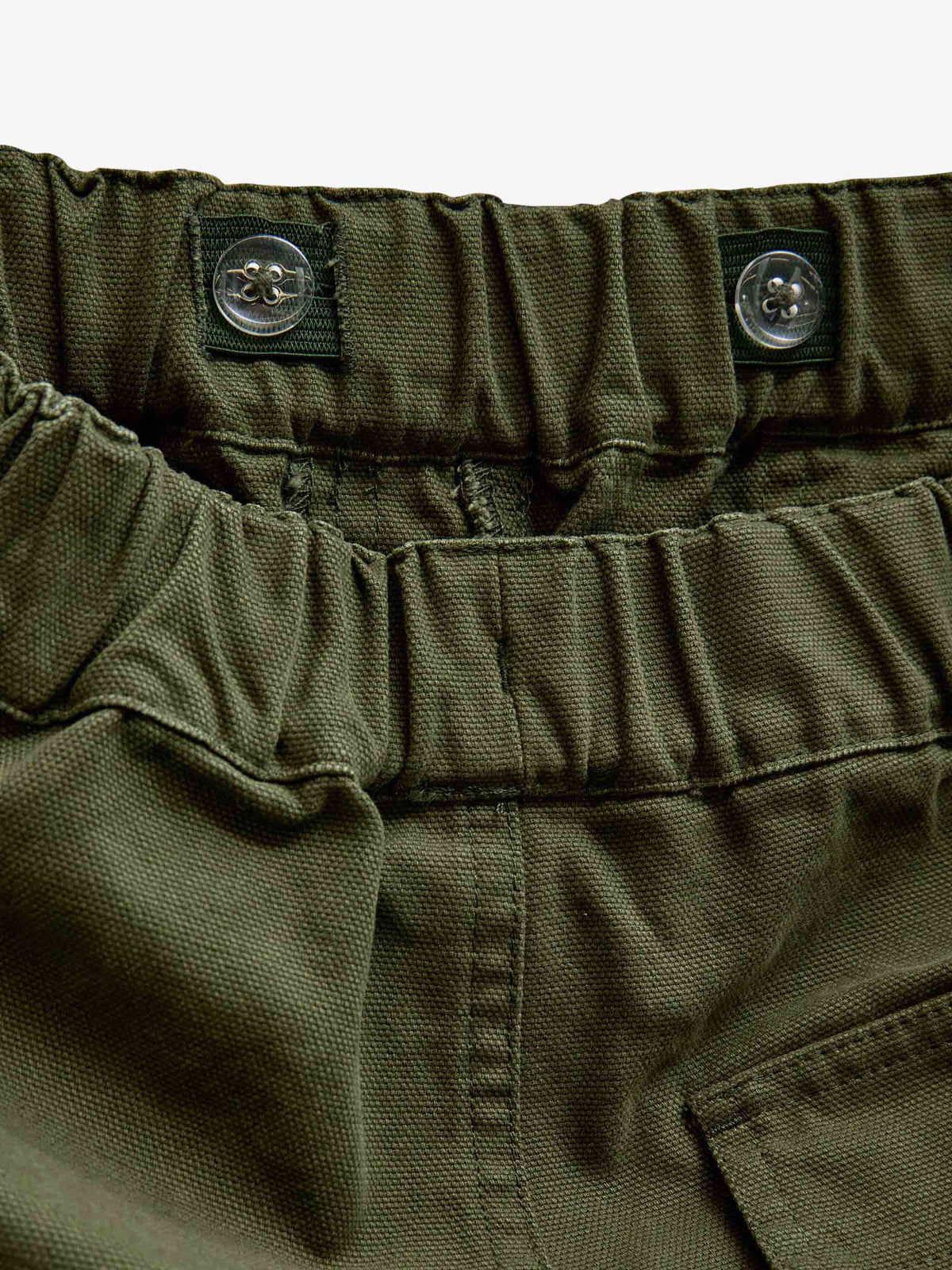 Canvas Patch Pocket Trousers - Tween - Moss Green | 101536 Greyson