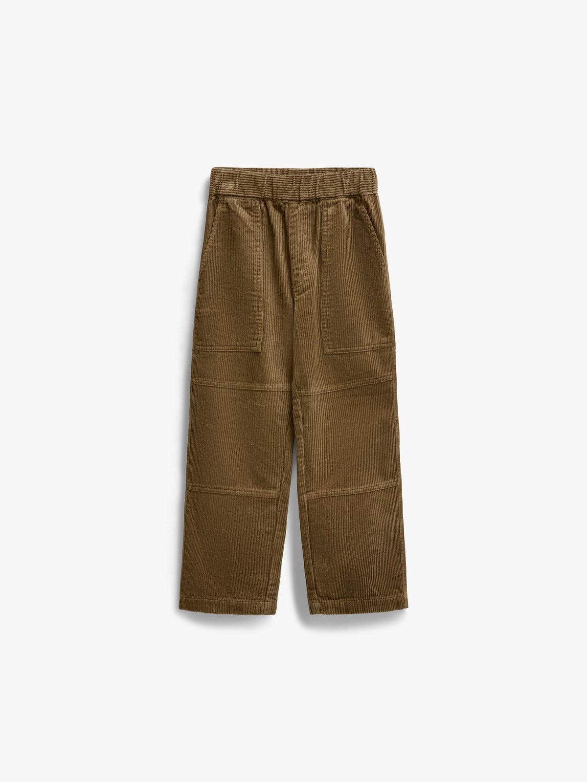 Corduroy Patch Pocket Trousers - Tween - Khaki | 101538 Reed