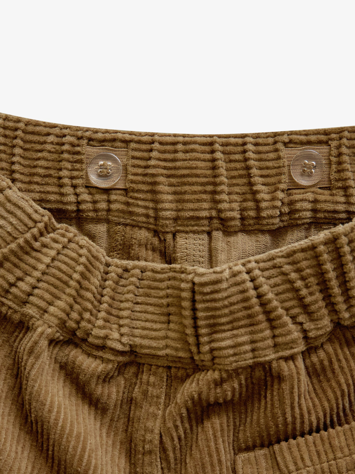 Corduroy Patch Pocket Trousers - Tween - Khaki | 101538 Reed