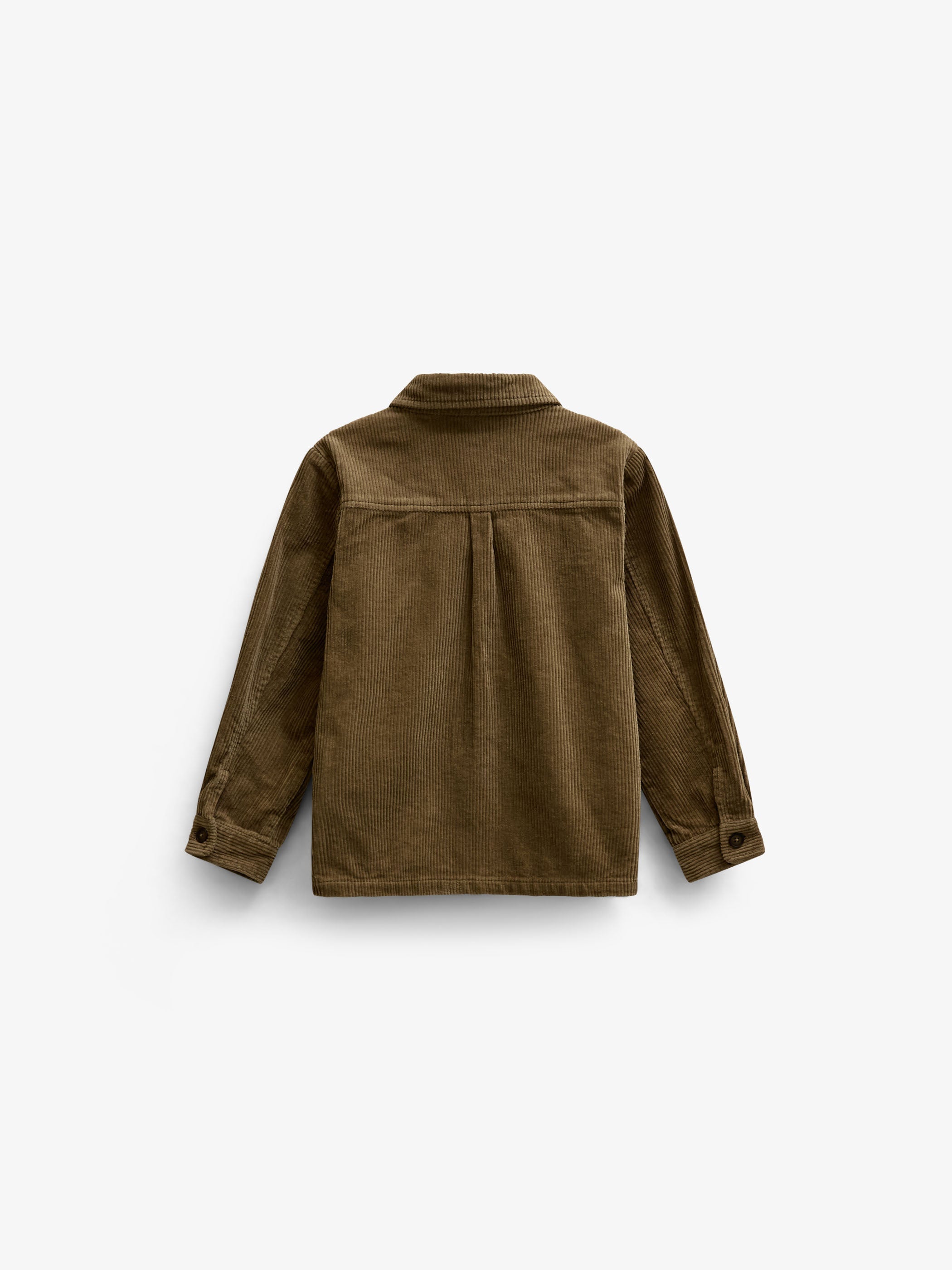 Corduroy Patch Pocket Overshirt - Tween - Khaki | 101540 Reed