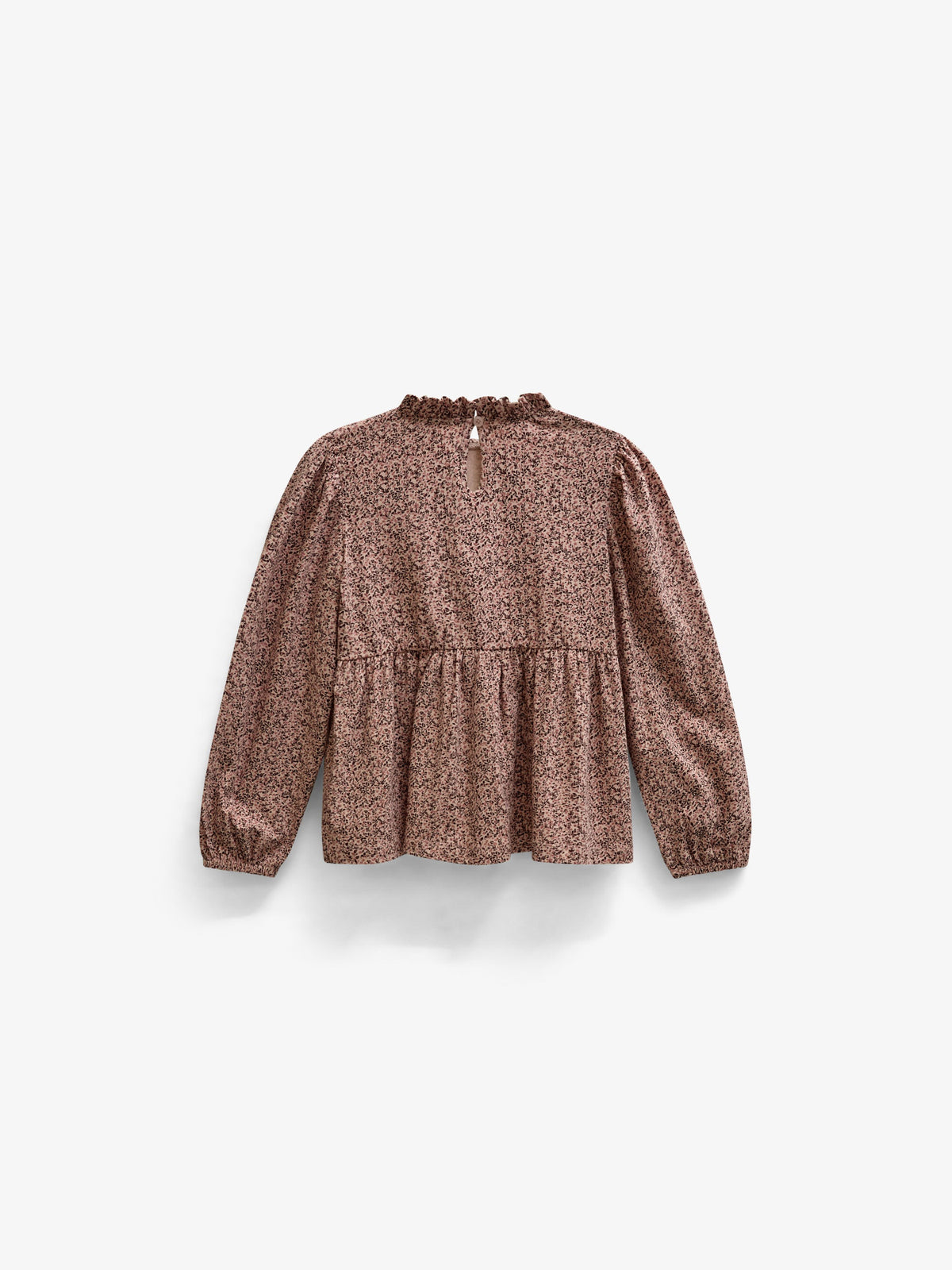Printed Peplum Jersey Blouse - Tween - Rose/Bordeaux | 101544 Heidi