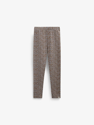 Printed Jersey Leggings - Tween - Blue/Brown | 101550 Heidi