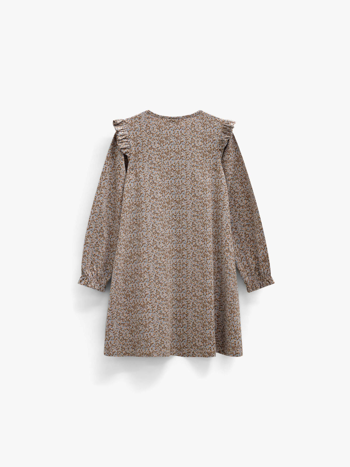 Printed Jersey Dress - Kids - Blue/Brown | 101553 Heidi
