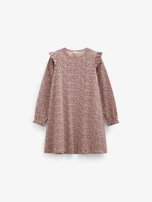 Printed Jersey Dress - Tween - Rose/Bordeaux | 101556 Heidi