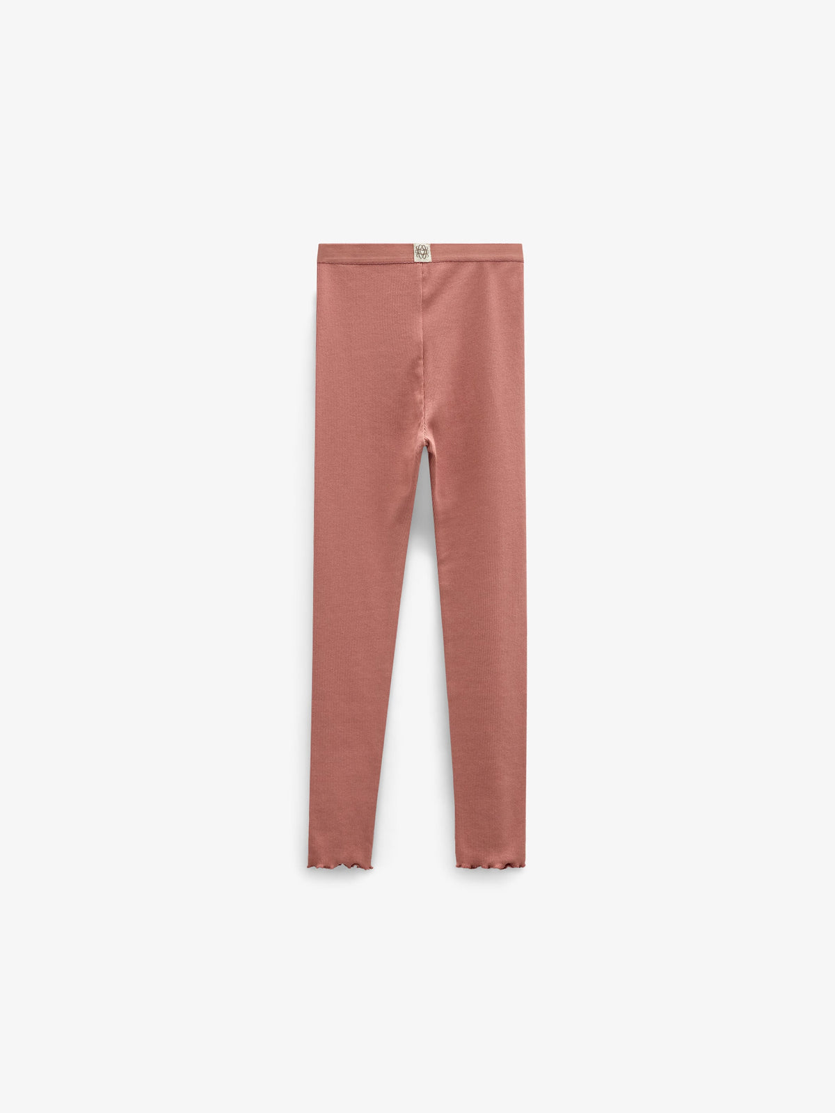 Ribbed Modal-Blend Leggings - Tween - Dusty Rose | 101568 Lottie