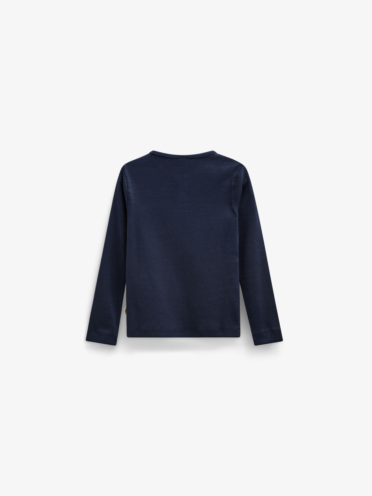 Ribbed Long-Sleeve Henley T-Shirt - Tween - Navy | 101592 Conrad