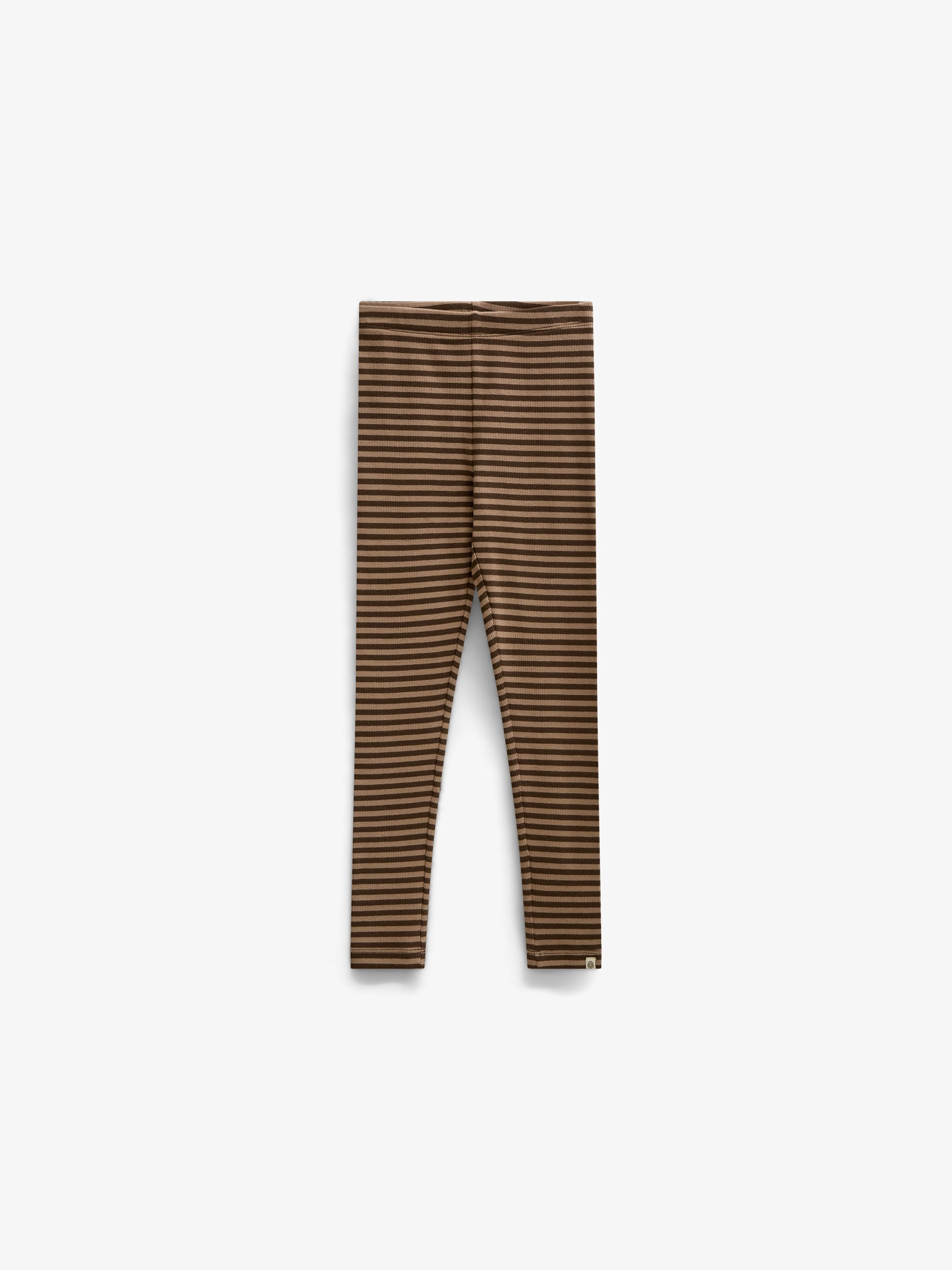 Striped Rib Leggings - Tween - Brown/Light Brown | 101611 Gloria