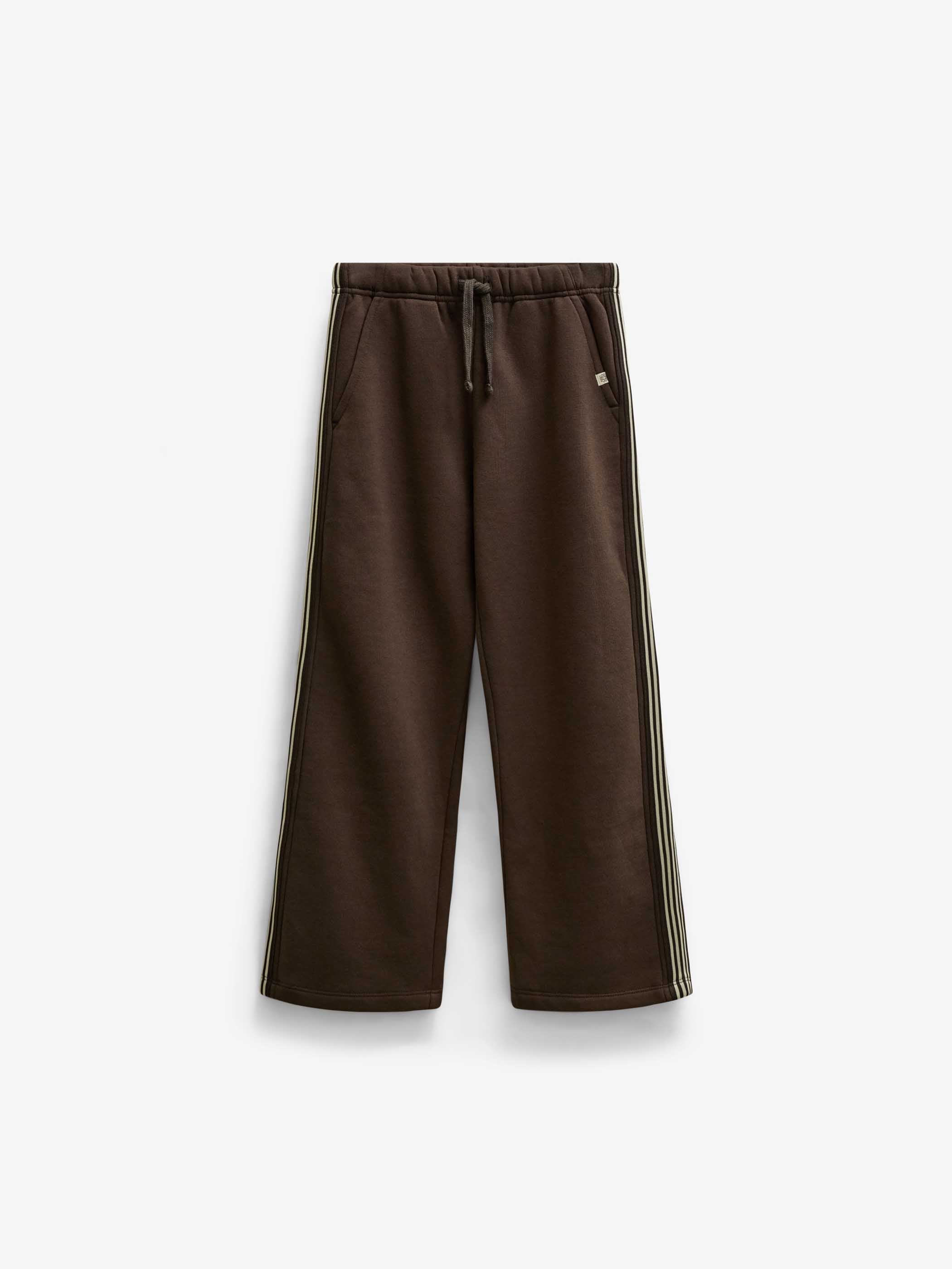 Side Tape Joggers - Tween - Dark Brown | 101631 Zoe