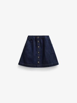 Denim Skirt - Tween - Dark Blue | 101637 Alison