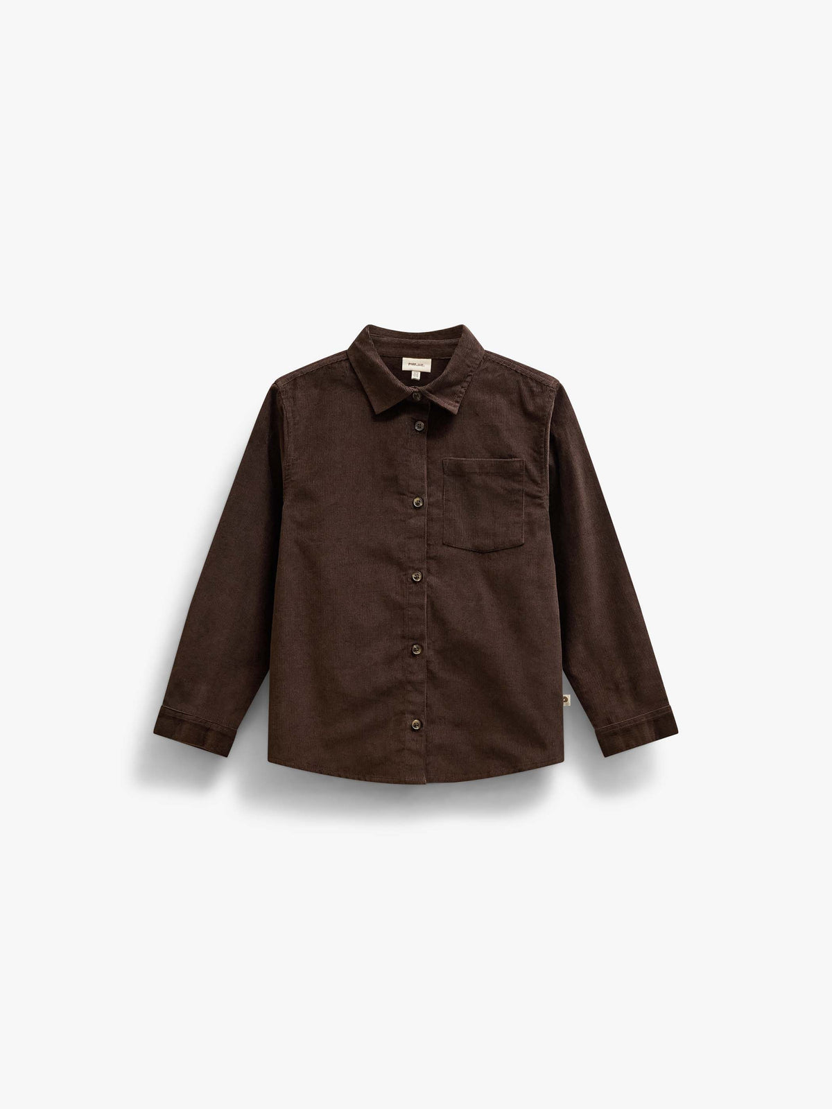 Corduroy Shirt - Kids - Dark Brown | 101655 Jonny