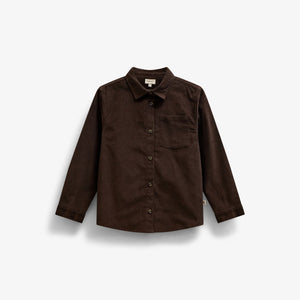 Corduroy Shirt - Tween - Dark Brown | 101656 Jonny