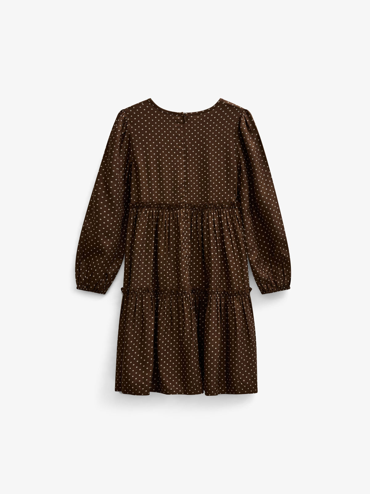 Dotted Viscose Midi Dress - Tween - Brown/Offwhite | 101658 Feline