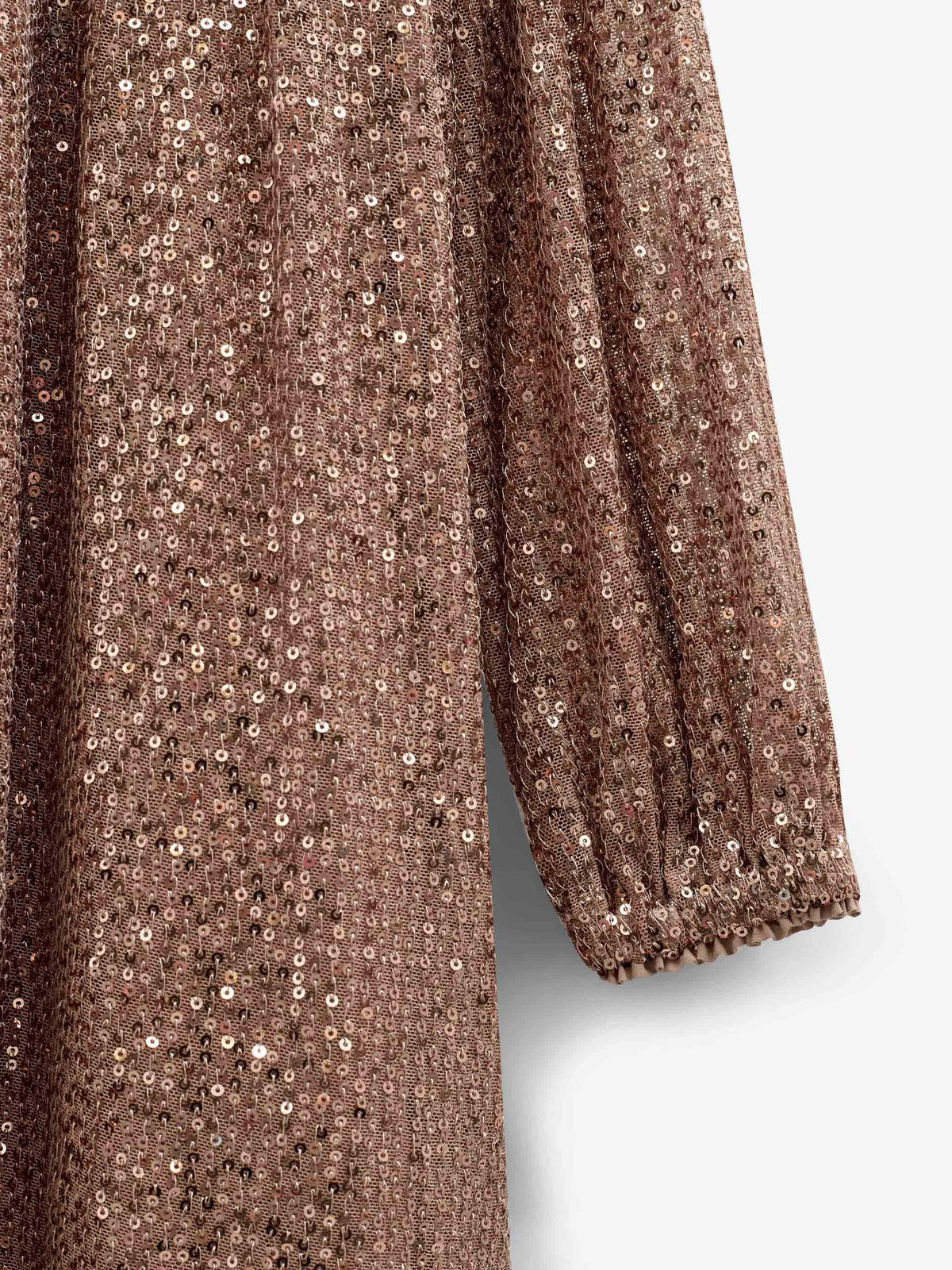 Sequin Dress - Tween - Light Brown | 101676 Amber