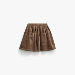 Corduroy Patch Pocket Skirt - Kids - Brown | 101679 Greta