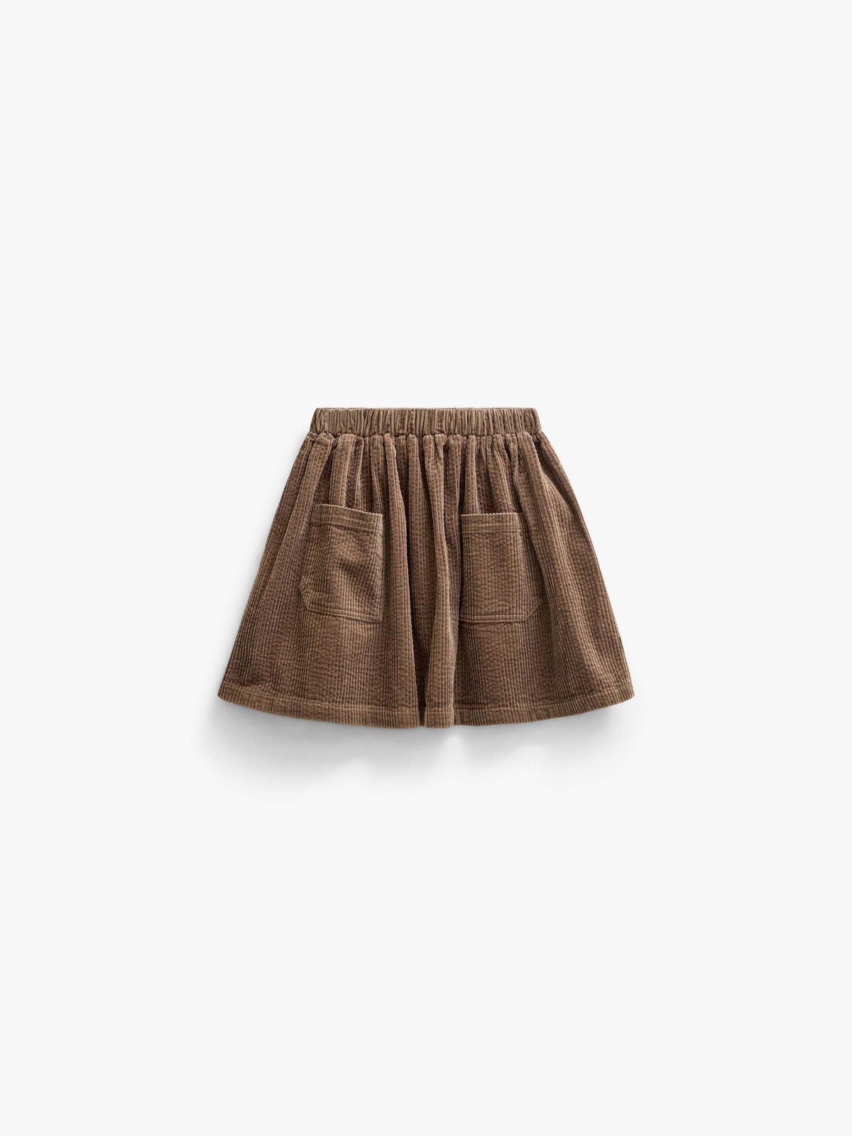 Corduroy Patch Pocket Skirt - Kids - Brown | 101679 Greta