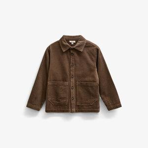Corduroy Overshirt with Oversized Pockets - Kids - Brown | 101681 Greta