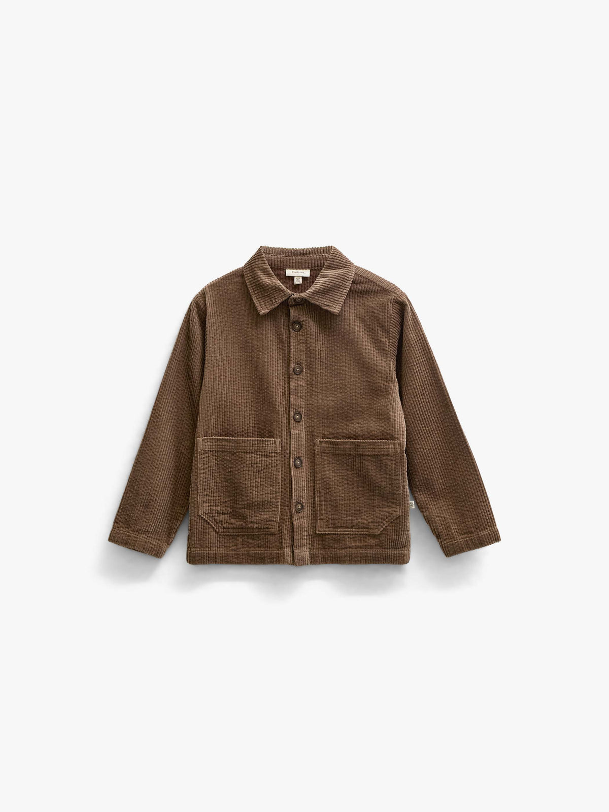 Corduroy Overshirt with Oversized Pockets - Tween - Brown | 101682 Greta