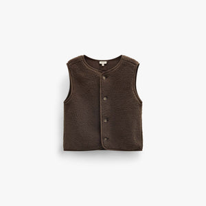 Teddy Vest - Tween - Dark Brown | 101686 Della