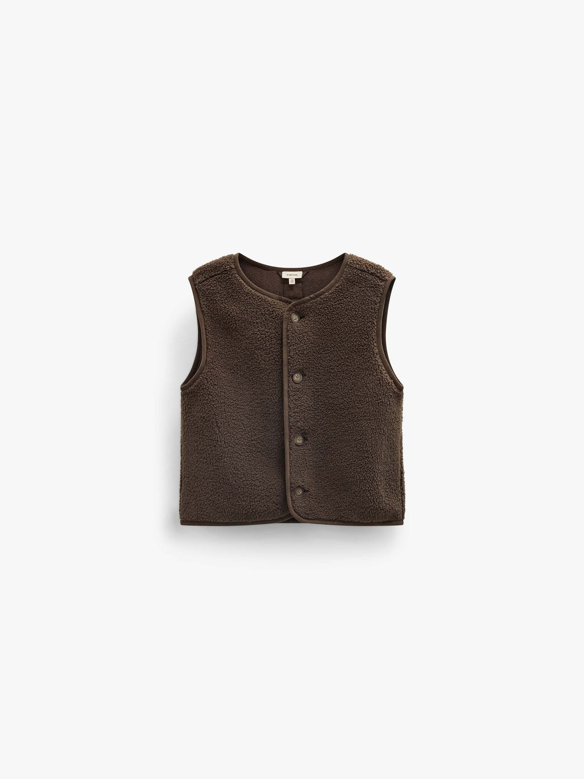 Teddy Vest - Tween - Dark Brown | 101686 Della