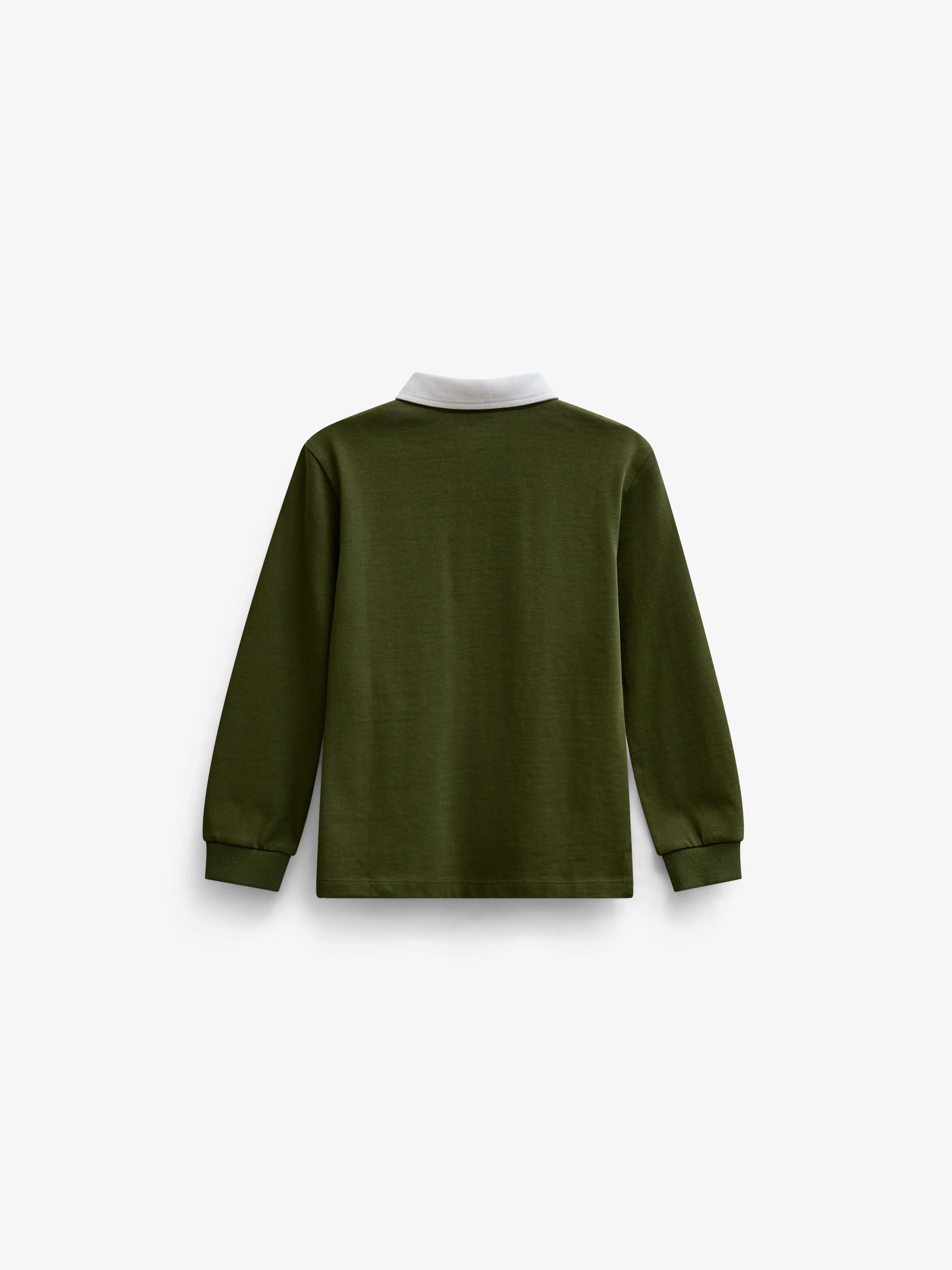 Long-Sleeve Jersey Polo - Tween - Moss Green | 101692 Ruben