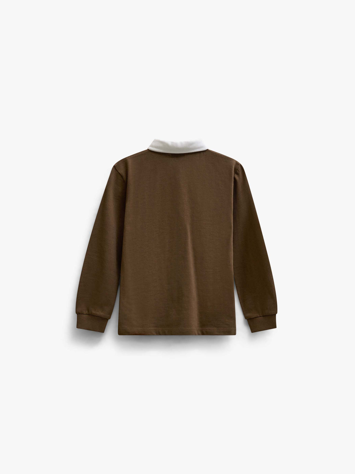 Long-Sleeve Jersey Polo - Tween - Dark Brown | 101694 Ruben