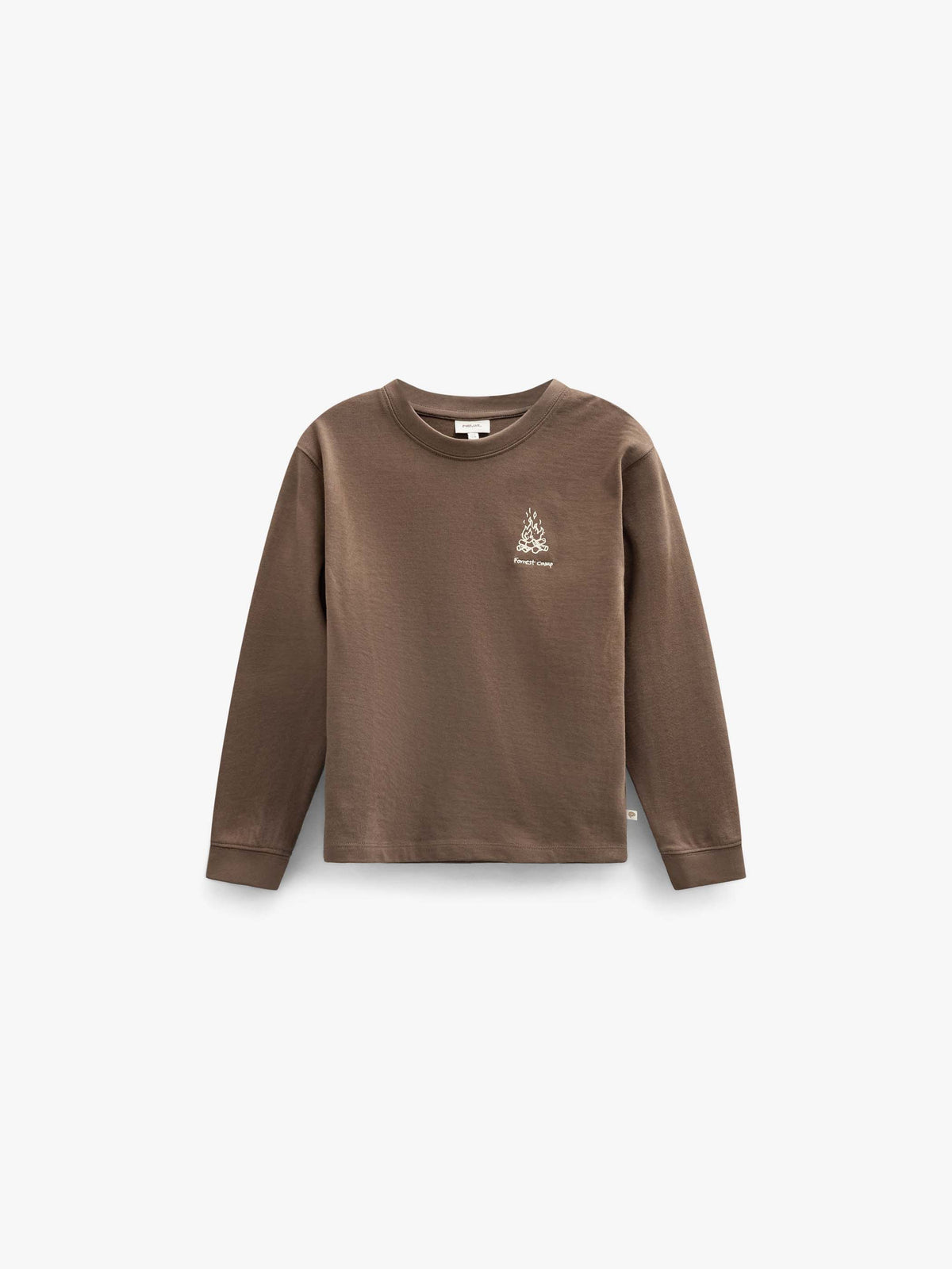 Long-Sleeve T-Shirt with Back Print - Tween - Brown | 101710 Weston