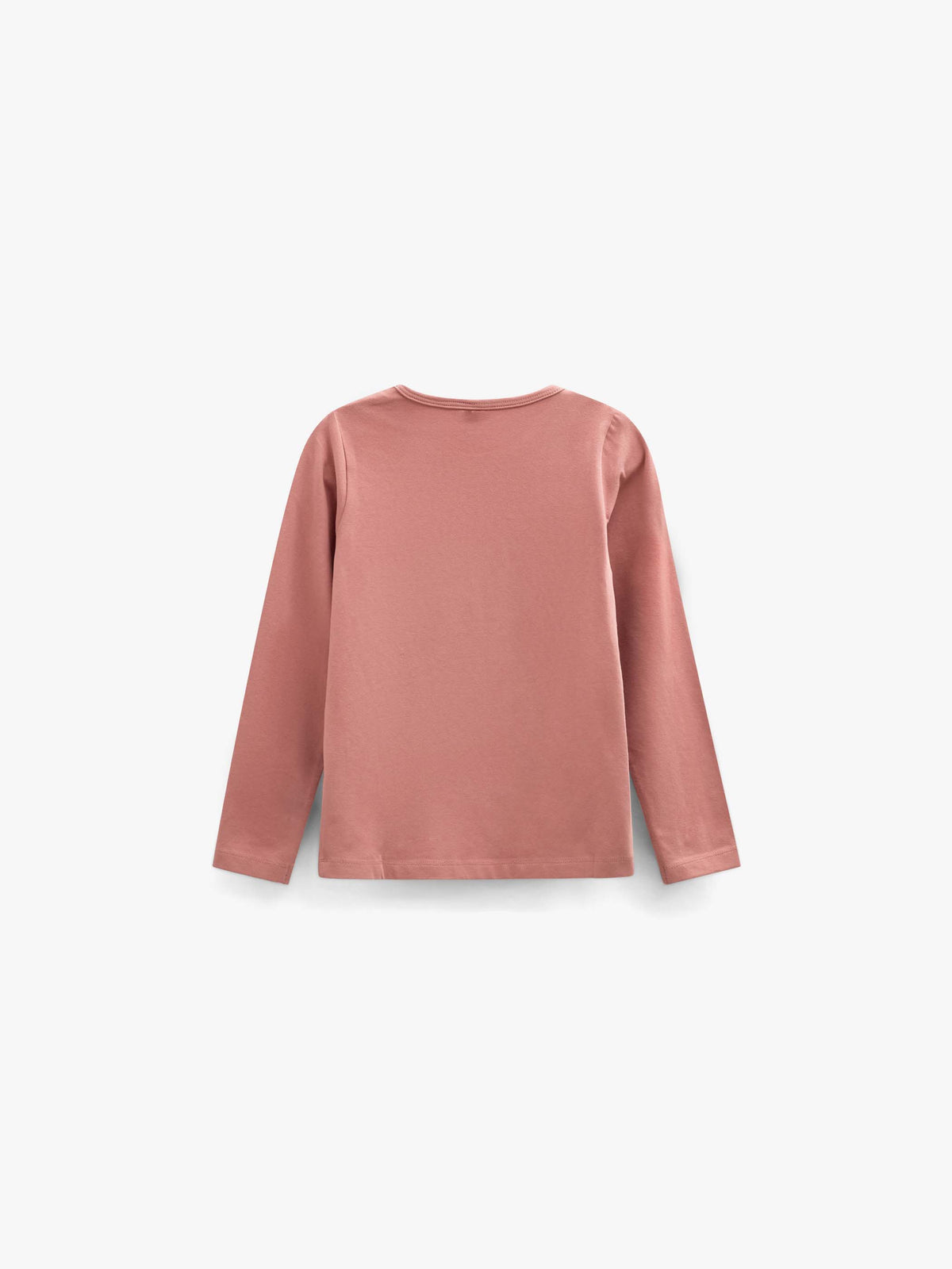 Long-Sleeve T-Shirt with Front Print - Tween - Dusty Rose | 101714 Piper