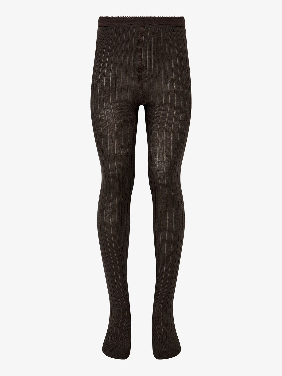 MP Cotton Rib Tights - All - Dark Brown | 101721 MP 130
