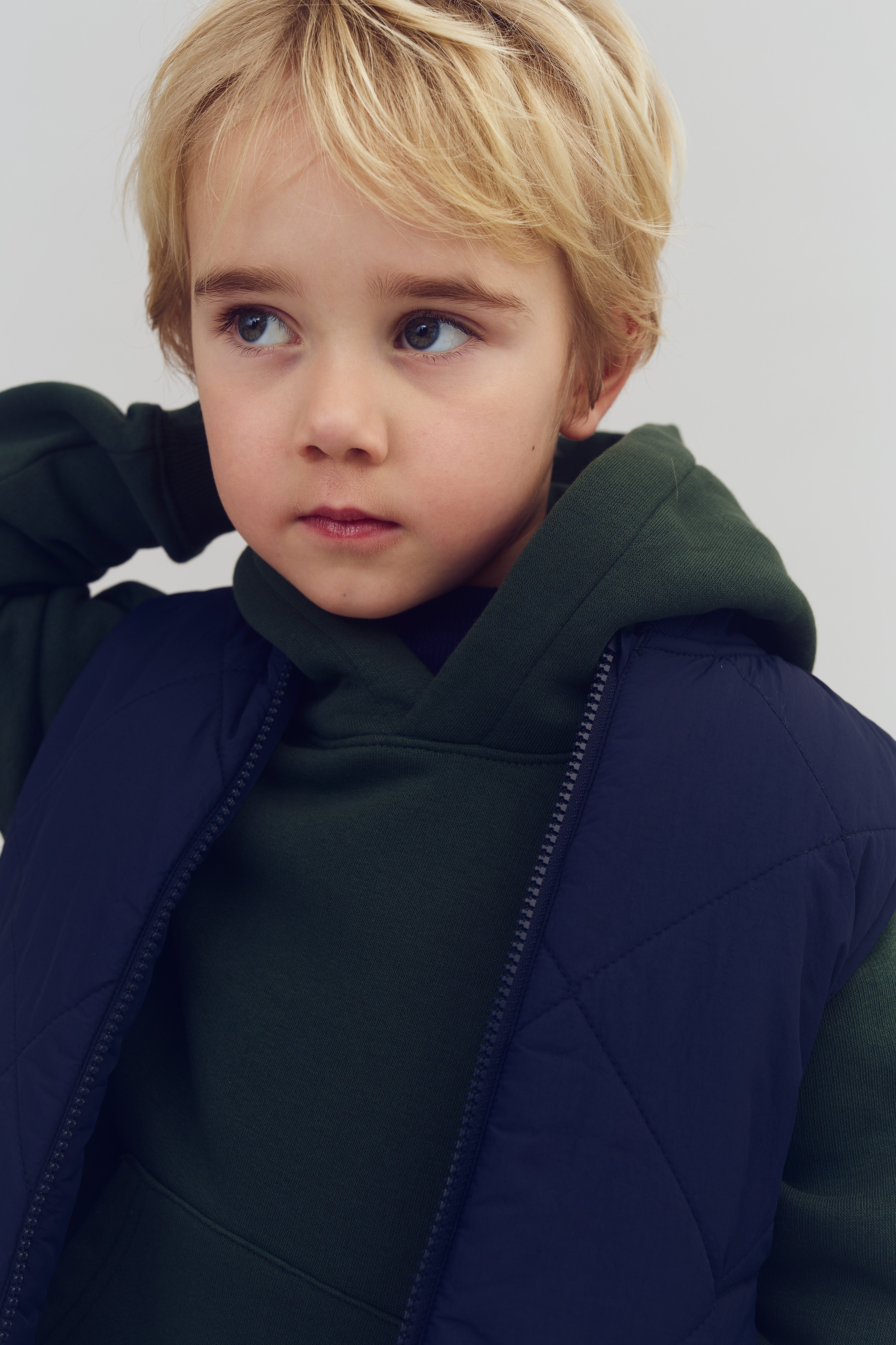 Quilted Gilet - Kids - Navy