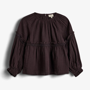 Boho Blouse - Kids - Dark Purple