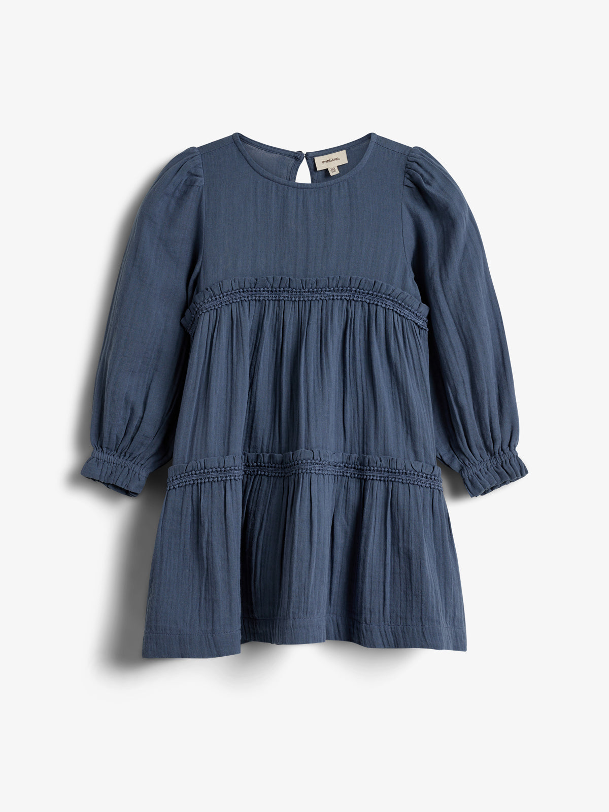 Boho Dress - Kids - Vintage Blue