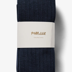 Tights 2-pack - Kids - Navy/Vintage Blue