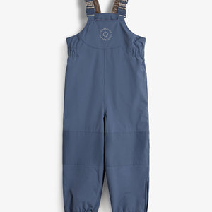 Bib Rain Trousers - Kids - Vintage Blue