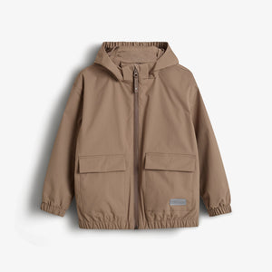 Rain Jacket w. Patch Pocket - Kids - Mushroom
