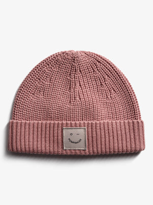 Ribbed Knit Beanie - Kids - Dusty Rose