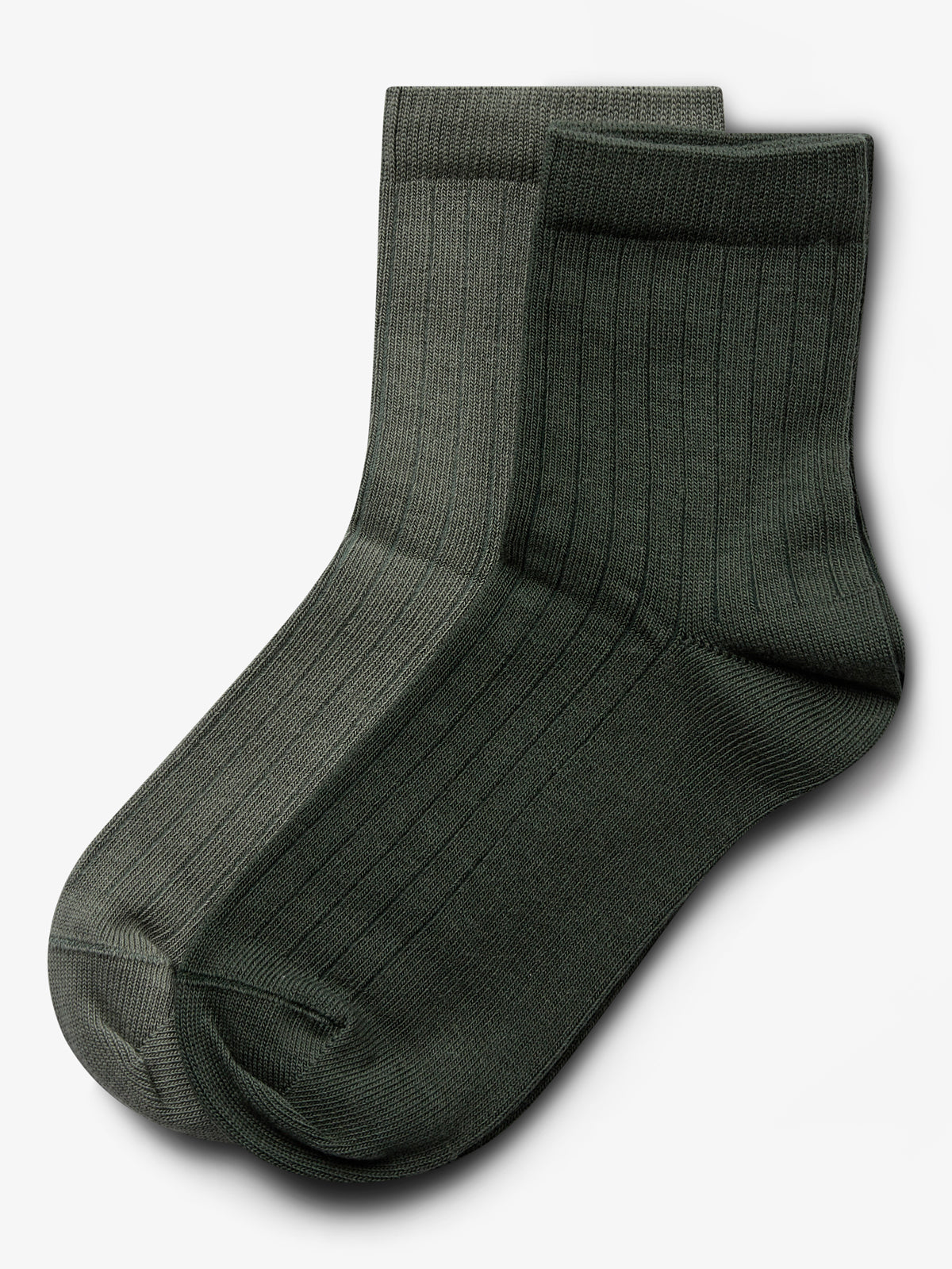Socks 2-pack - Kids - Green/Dark Green